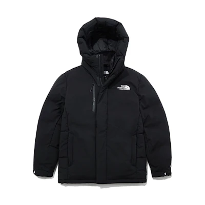 TNF Outdoor Short Hooded Jacket Winter Unisex - Black NJ1DL71A