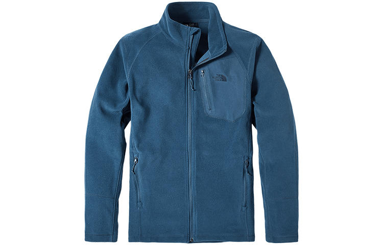 TNF Outdoor Soft Fleece Jacket - Regular Fit, Blue 4NGK-S20-HDC
