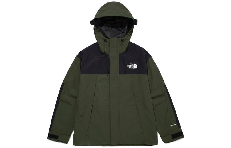 TNF Outdoor Waterproof Colorblock Jacket Olive Green Unisex Fall Edition NJ2HM54C 圖 2