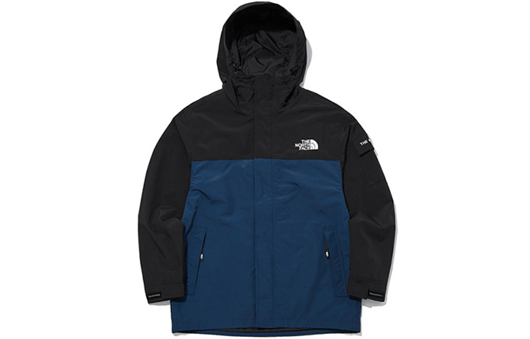 TNF Outdoor Waterproof Hooded Jacket Blue Black (Unisex) NJ3BL53B