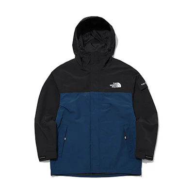 TNF Outdoor Waterproof Hooded Jacket Blue Black (Unisex) NJ3BL53B