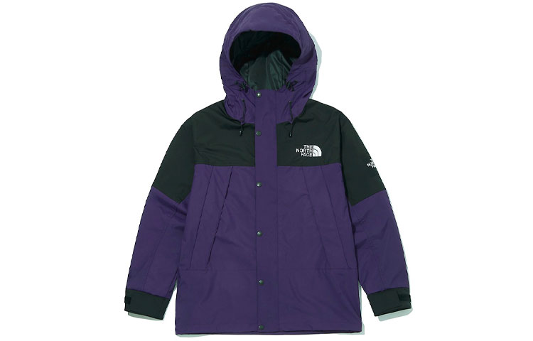 TNF Outdoor Waterproof Windbreaker Hooded Jacket Purple Unisex NJ4HM02M