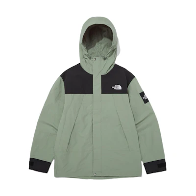 TNF Outdoor Waterproof Windbreaker Jacket Green Unisex NJ3BP02L
