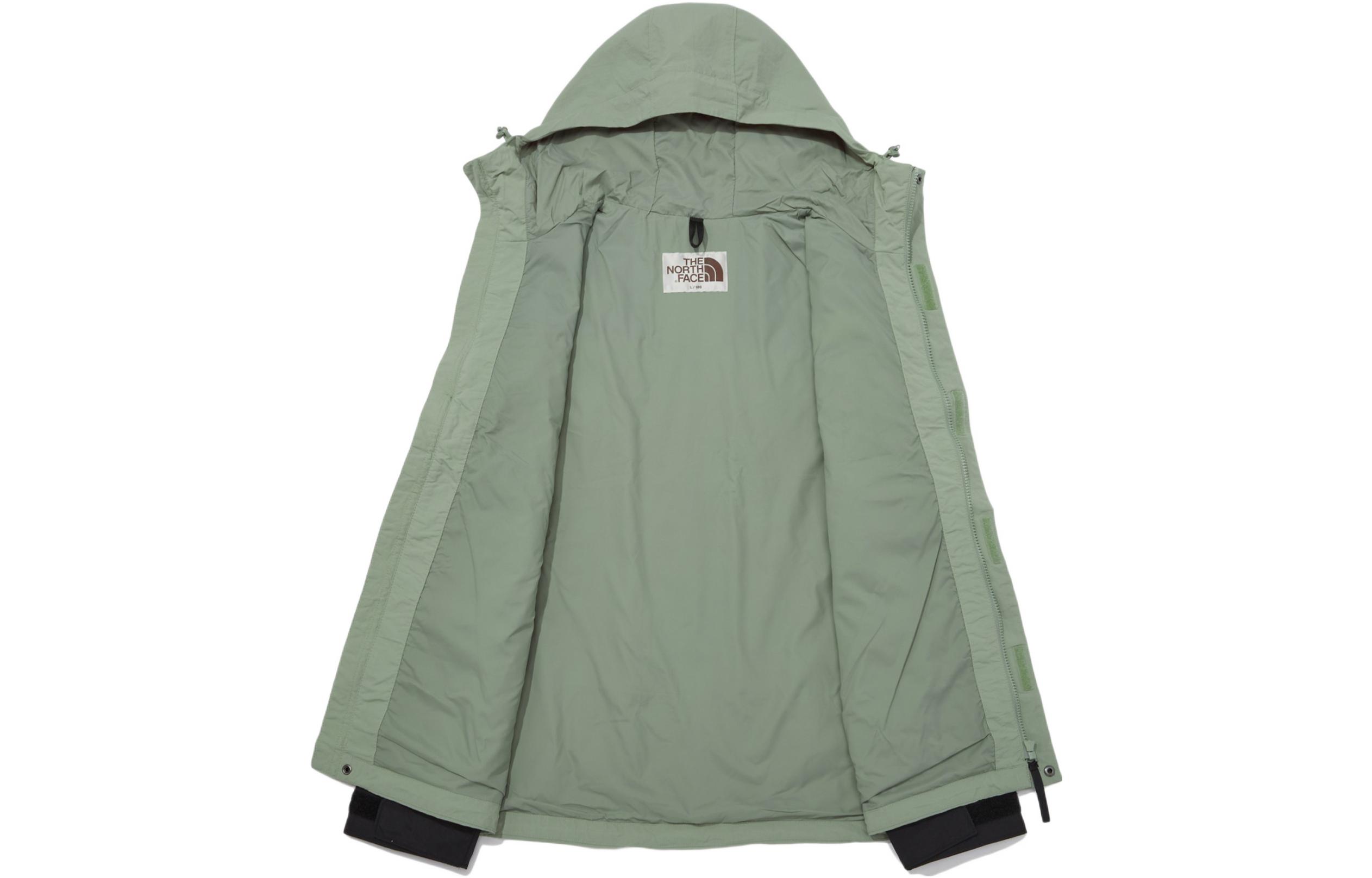 TNF Outdoor Waterproof Windbreaker Jacket Green Unisex NJ3BP02L 圖 4