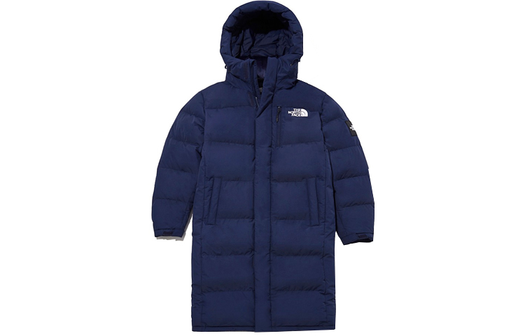 TNF Outdoor Windproof Long Down Jacket with Hood Unisex NC1DL71E