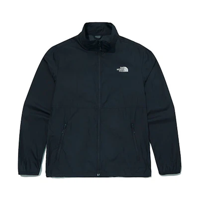TNF Outdoor Windproof Stand-up Collar Jacket - Charcoal NJ3LM04B