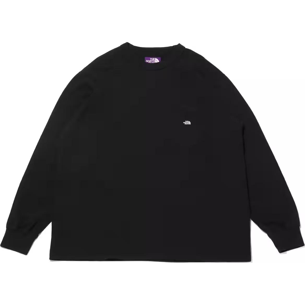 Order The North Face 刺繡黑色加大Logo長袖運動衫 NT3365N-KO