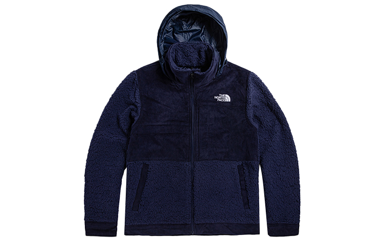 The North Face Packable Fleece Hoodie Jacket Deep Blue NF0A4U6W-L4U