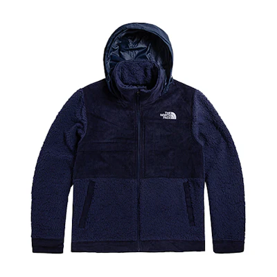 TNF Packable Fleece Hoodie Jacket Deep Blue NF0A4U6W-L4U