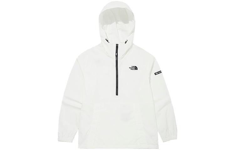 TNF Packable Half-Zip Hoodie Jacket Unisex - White NA3BM03E