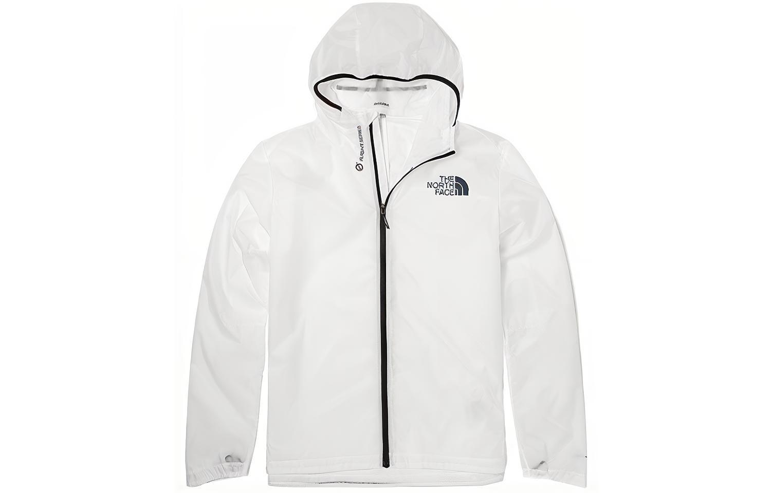 The North Face Packable Windproof Water-Resistant Hooded Jacket White NF0A5J7C-FN4