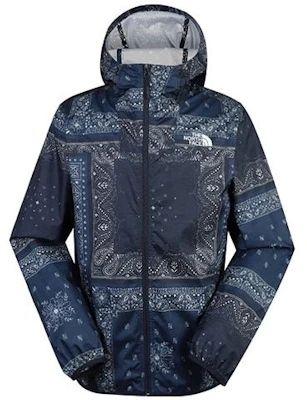 The North Face Paisley Waterproof Breathable Jacket Blue Unisex Outdoor Travel NF0A4NC6M10 Order The North Face Paisley Waterproof Breathable Jacket Blue Unisex Outdoor Travel NF0A4NC6M10