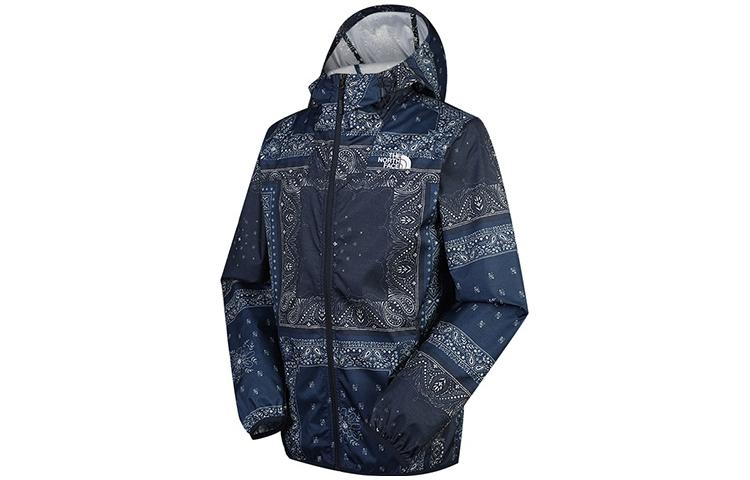 TNF Paisley Waterproof Breathable Jacket Blue Unisex Outdoor Travel NF0A4NC6M10 圖 4