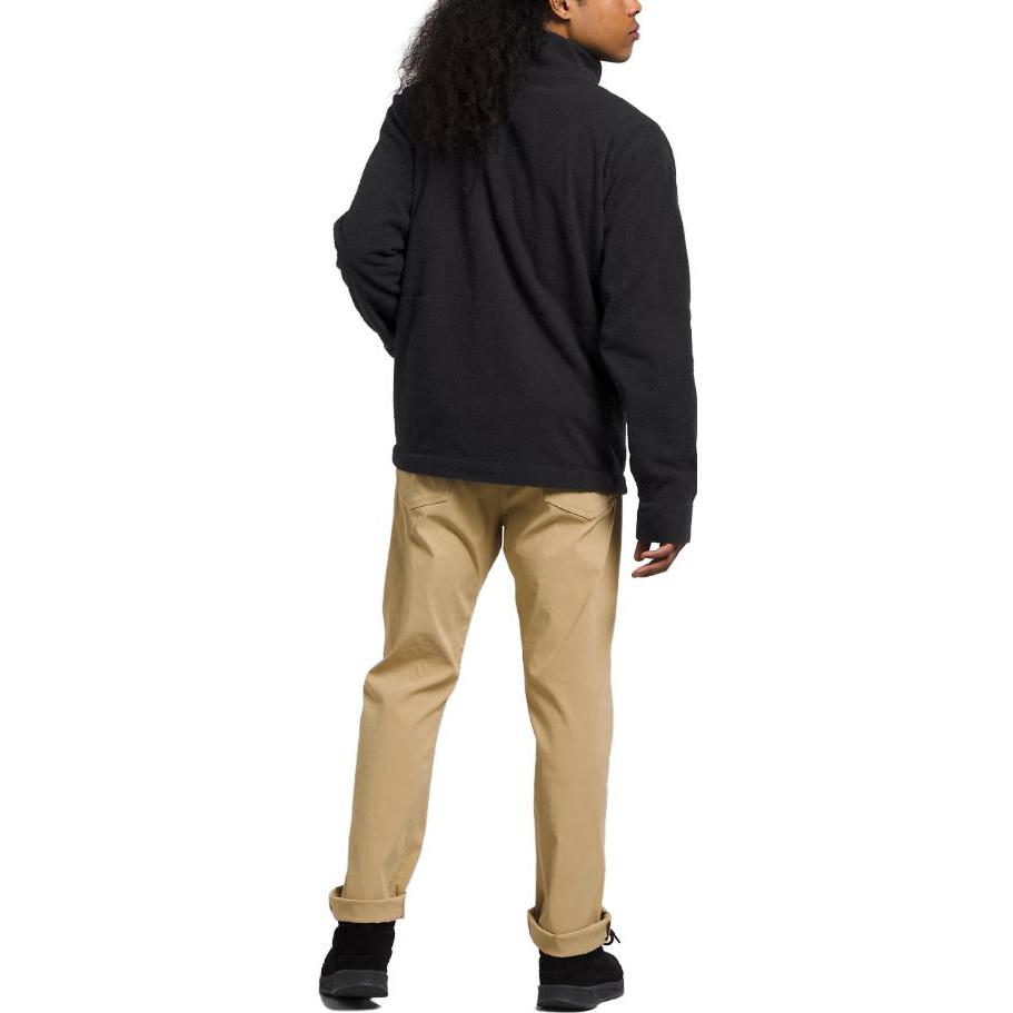Shop The North Face Pali Pile Fleece ¼-Snap Pullover Sudadera Negra Hombre NF0A84H5-JK3