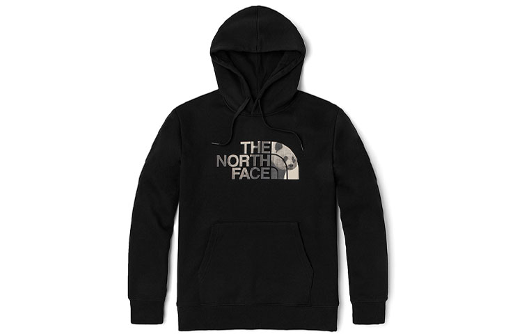 TNF Panda Logo Fleece Hoodie Black Unisex NF0A7W8M-JK3