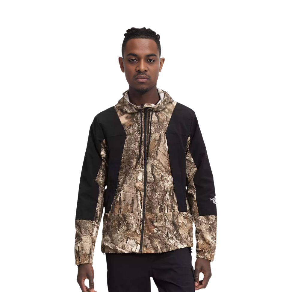 Lookbook The North Face Peril Camo Leaf Colorblock Windbreaker Jacket Men’s Camo NF0A4AGF-047
