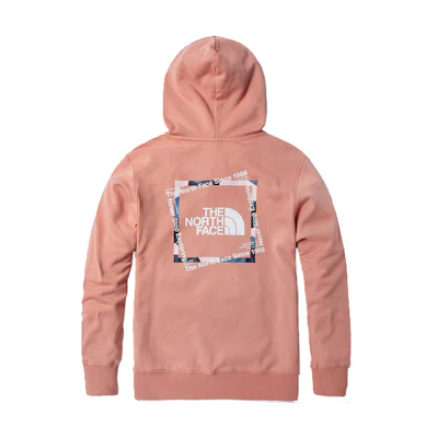 TNF Pink Casual Outdoor Pullover Hoodie - Unisex 5B3Z-R13