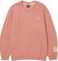 The North Face Pink Embroidered Logo Crewneck Sweatshirt Long Sleeve NM5MN00E The North Face Pink Embroidered Logo Crewneck Sweatshirt Long Sleeve NM5MN00E