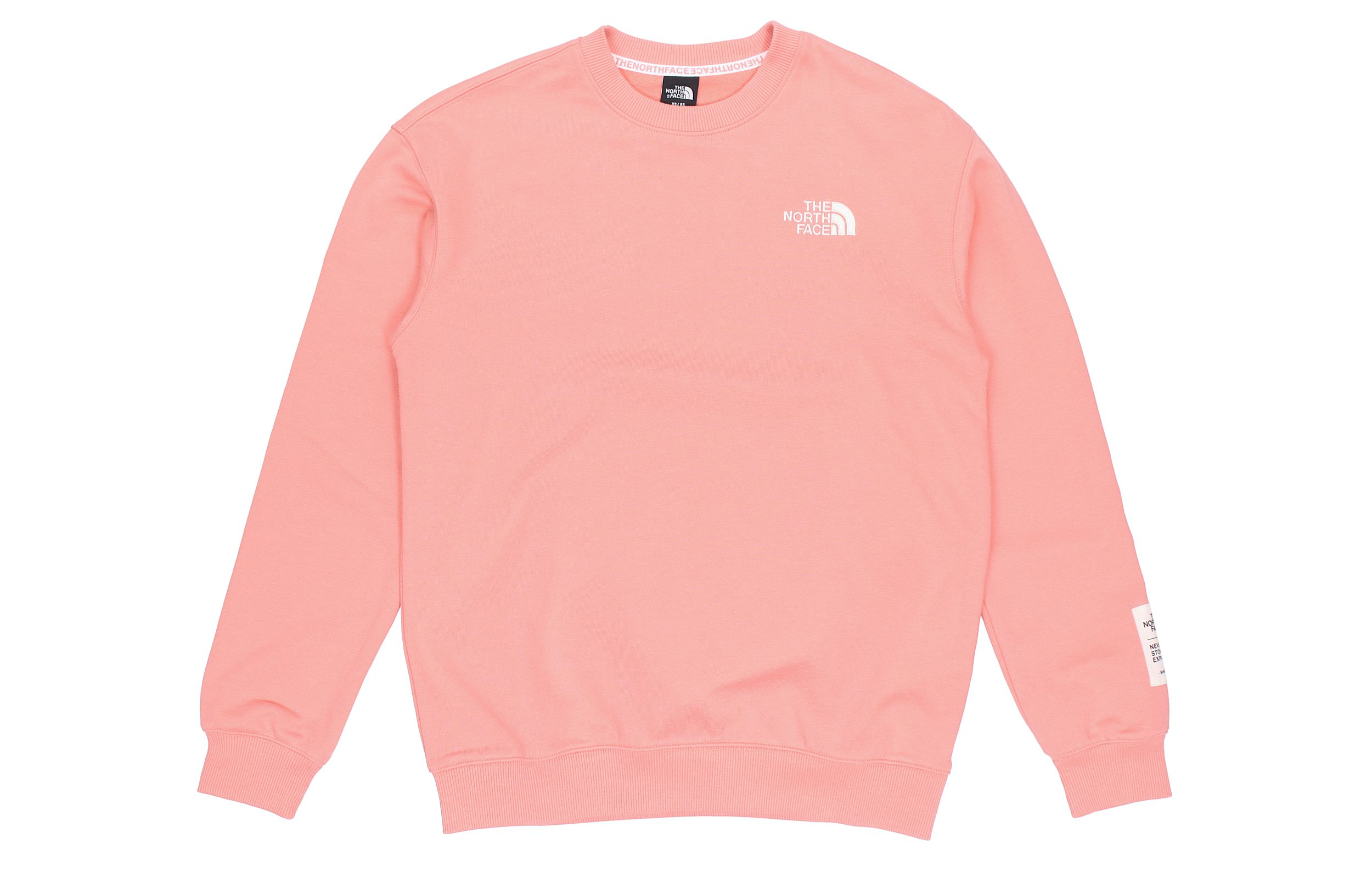 TNF Pink Embroidered Logo Crewneck Sweatshirt Unisex NM5MM01D