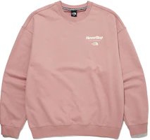 The North Face Pink Logo Crewneck Pullover Sweatshirt Casual Style NM5MM51C The North Face Pink Logo Crewneck Pullover Sweatshirt Casual Style NM5MM51C