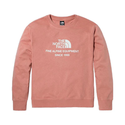 TNF Pink Logo Crewneck Sweatshirt Unisex NF0A7WAM-HCZ