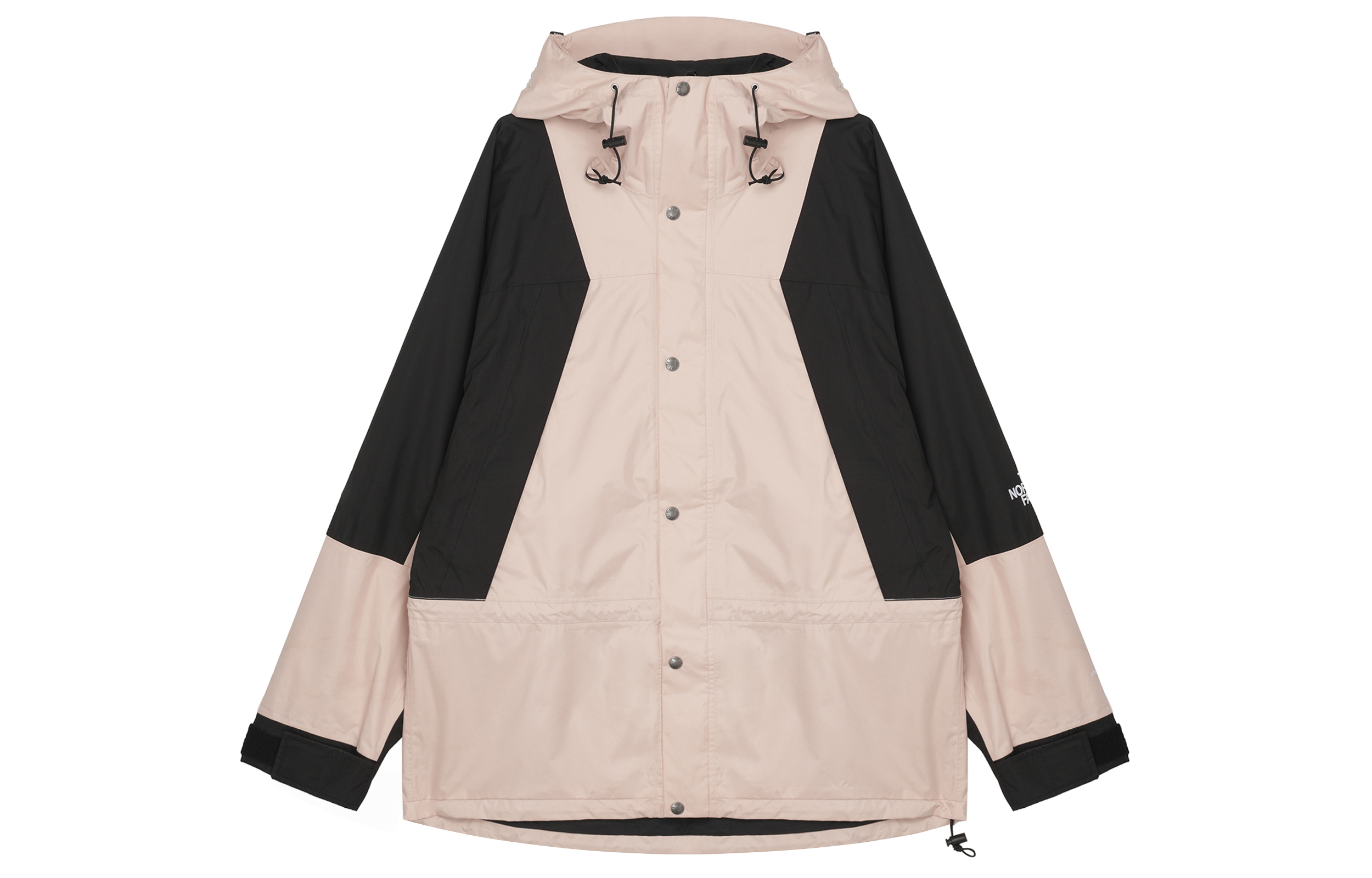 The North Face Pink Logo Hooded Wind & Waterproof Jacket NF0A7QSA-UBF