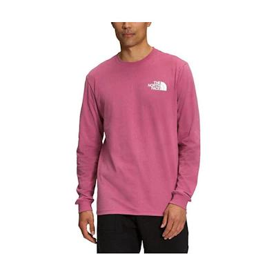 TNF Pink NSE Logo Crewneck Sweatshirt for Men NF0A4762-83A