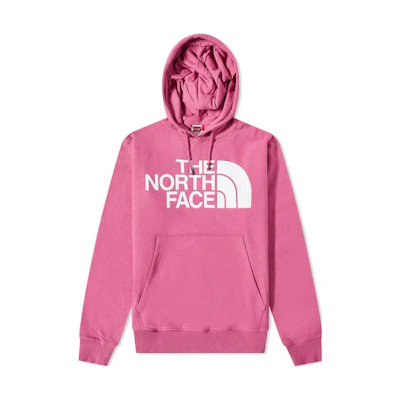 TNF Pink Pullover Hoodie with Solid Logo Print NF0A3XYD-748