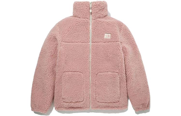 THE NORTH FACE Pink Reversible Down Jacket Winter Unisex with Solid Logo Design NJ1DM73C