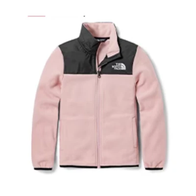 TNF Pink Unisex Comfortable Zip-Up Stand Collar Jacket NF0A4NDA-0KT