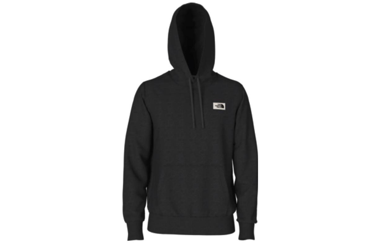 TNF Plain Black Pullover Hoodie Long Sleeve NF0A7UNU-JK3