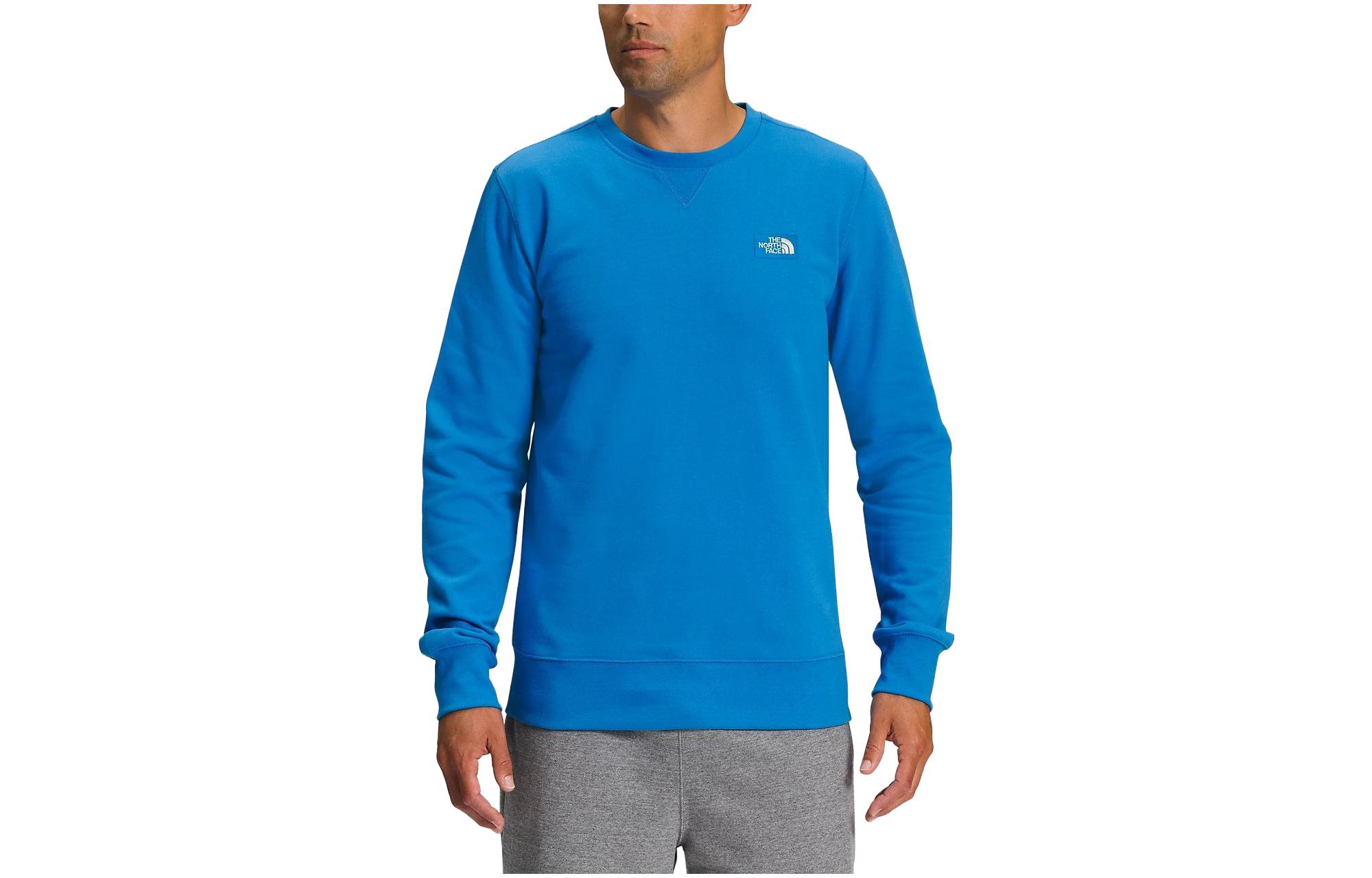 TNF Plain Logo Crewneck Sweatshirt Blue NF0A7WXH-LV6