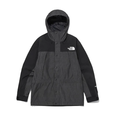 TNF Plain Logo Embroidered Hoodie Jacket Unisex Black NJ2GN75B