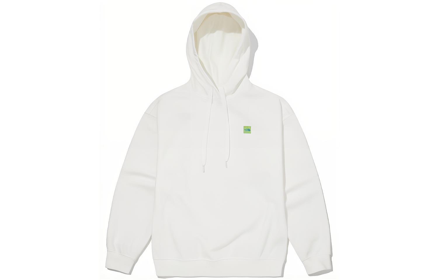TNF Plain Mini Logo Hoodie Unisex White NM5PM01L