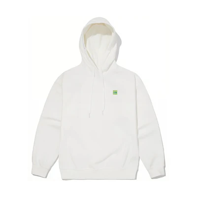TNF Plain Mini Logo Hoodie Unisex White NM5PM01L
