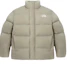 Buy The North Face Plain Zip-Up Long Sleeve Puffer Jacket Unisex Light Beige. NJ3NQ51D
