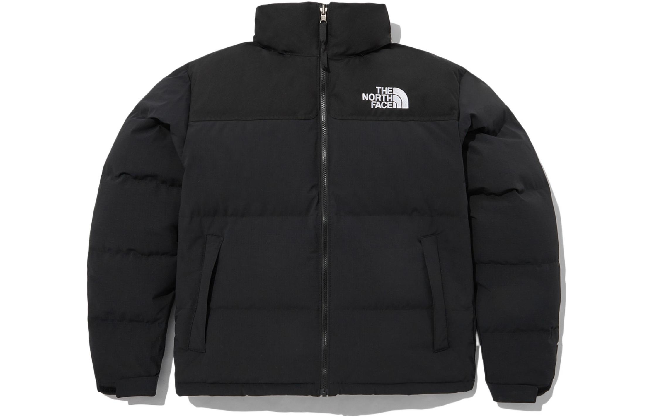 TNF Polar Cordura Windproof Goose Down Jacket Unisex Black 1996 Series NJ1DN85A