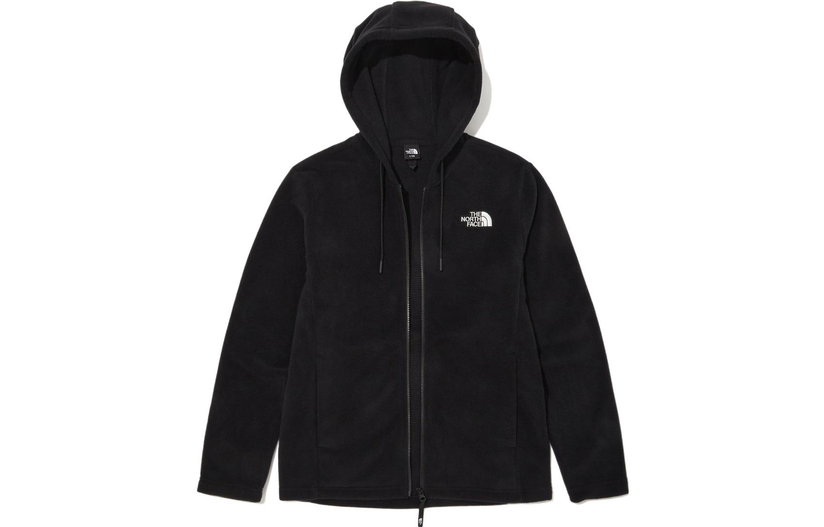 TNF Polartec 300 Fleece Jacket Black Unisex - Warm Embroidered Zip-Up NJ4FN02A