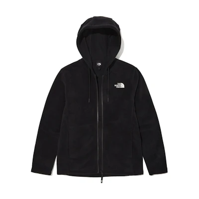 TNF Polartec 300 Fleece Jacket Black Unisex - Warm Embroidered Zip-Up NJ4FN02A