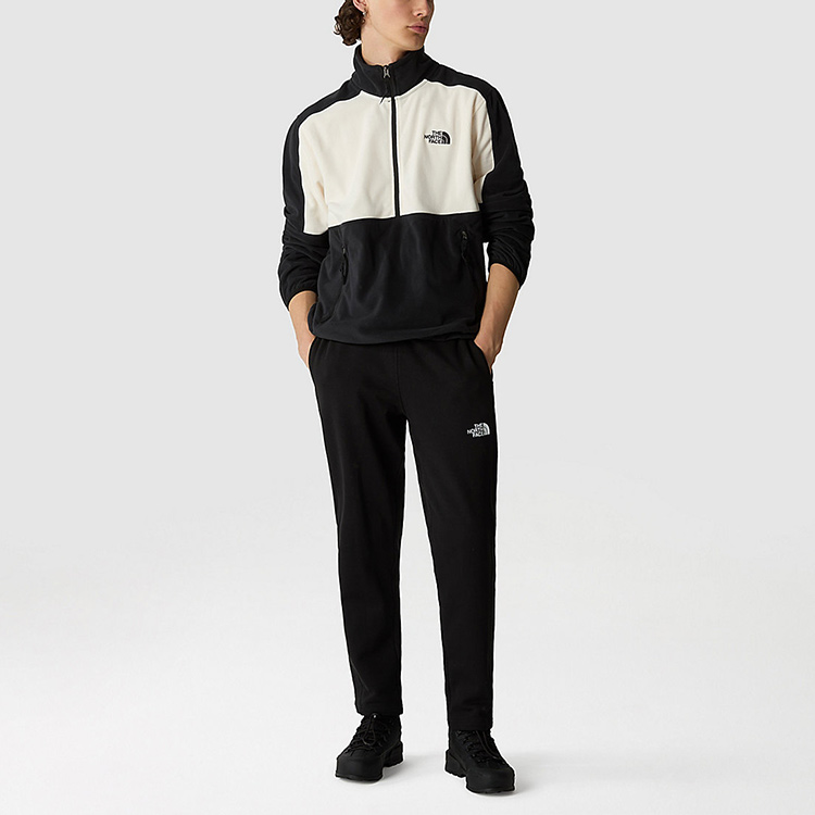 Purchase The North Face Polartec 絨毛半拉鍊復古撞色外套 NF0A7ZXV-Q4C