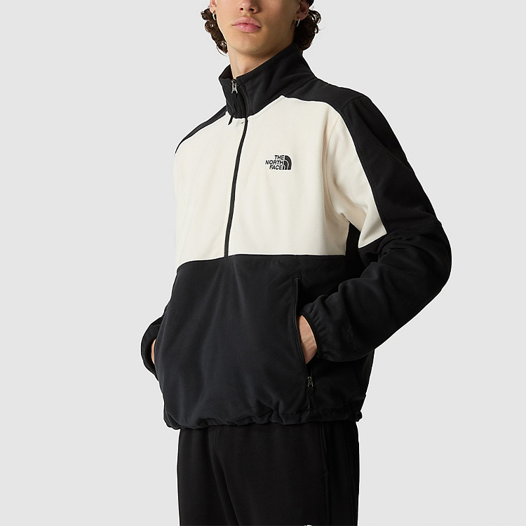 Details for The North Face Polartec 絨毛半拉鍊復古撞色外套 NF0A7ZXV-Q4C