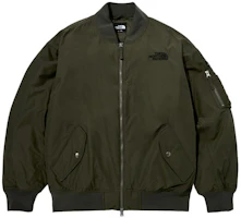 The North Face Praise Heat Olive Green Bomber Jacket Unisex Flight Style NJ3NN53C The North Face Praise Heat Olive Green Bomber Jacket Unisex Flight Style NJ3NN53C