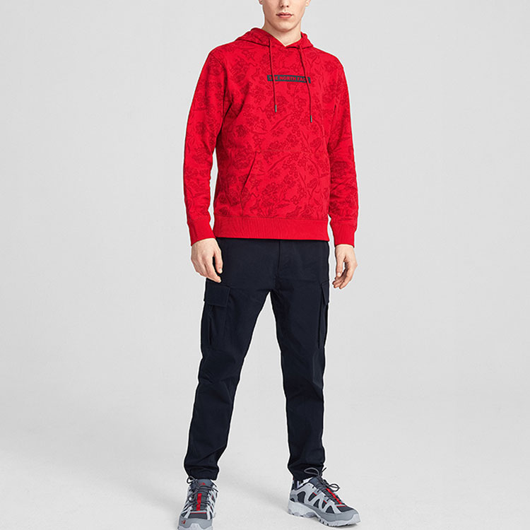 TNF Printed Breathable Knit Hoodie Unisex Red NF0A4UDP-0WQ 圖 3