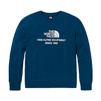 TNF Printed Crewneck Knit Pullover Sweatshirt Unisex NF0A7WAM-N4L