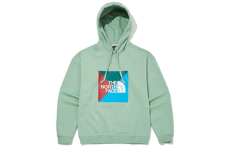 TNF Printed Green Pullover Hoodie - Unisex Casual Wear NM5PM02C