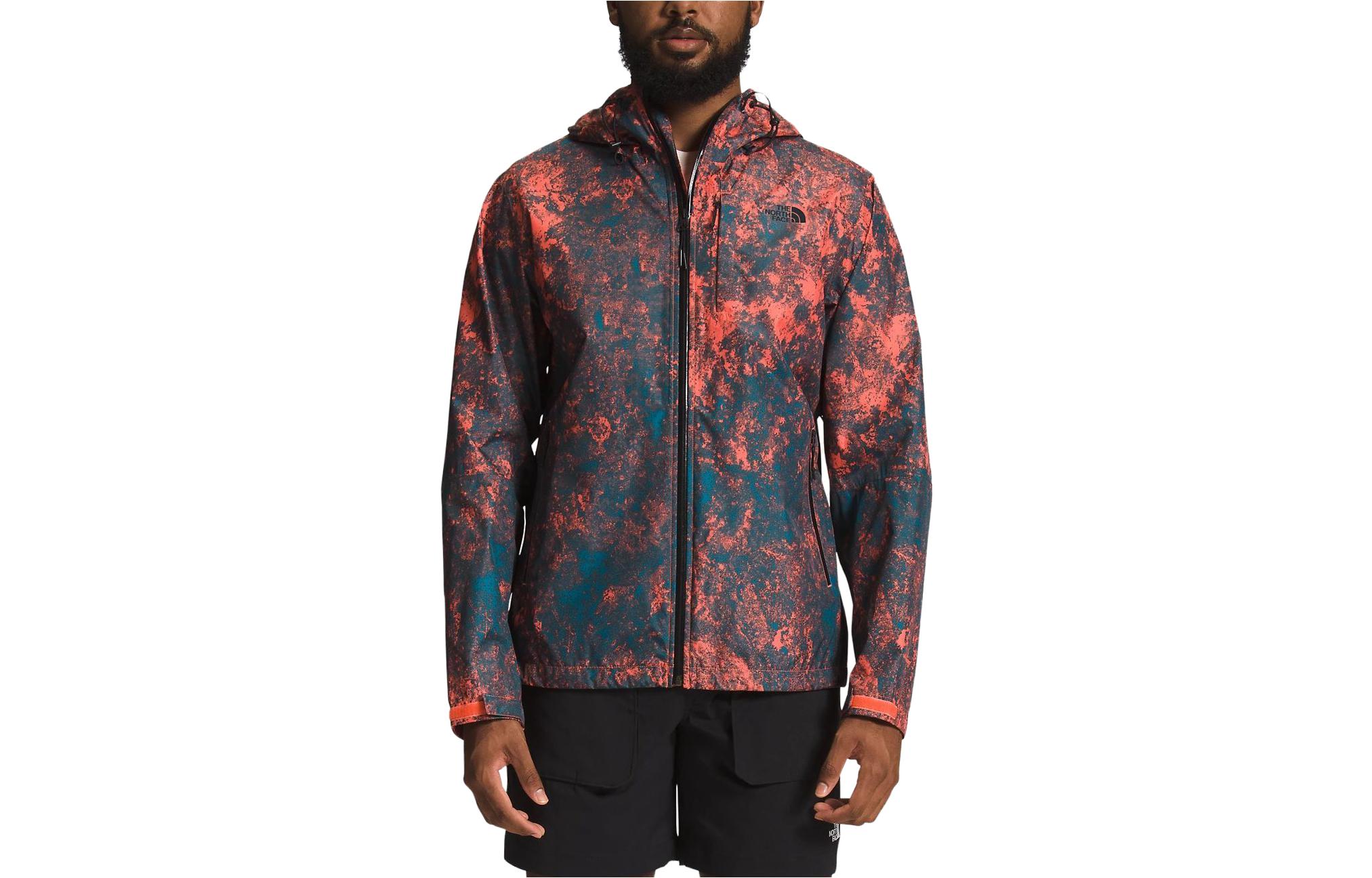 TNF Printed Hooded Long-Sleeve Jacket for Men NF0A7QAW-IQB 圖 2