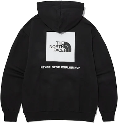 北面印花标志抽绳连帽衫黑色长袖 NM5PP42A Lookbook 北面印花标志抽绳连帽衫黑色长袖 NM5PP42A