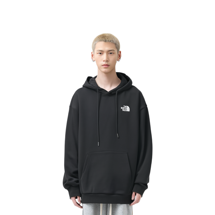 Shop 北面印花标志抽绳连帽衫黑色长袖 NM5PP42A