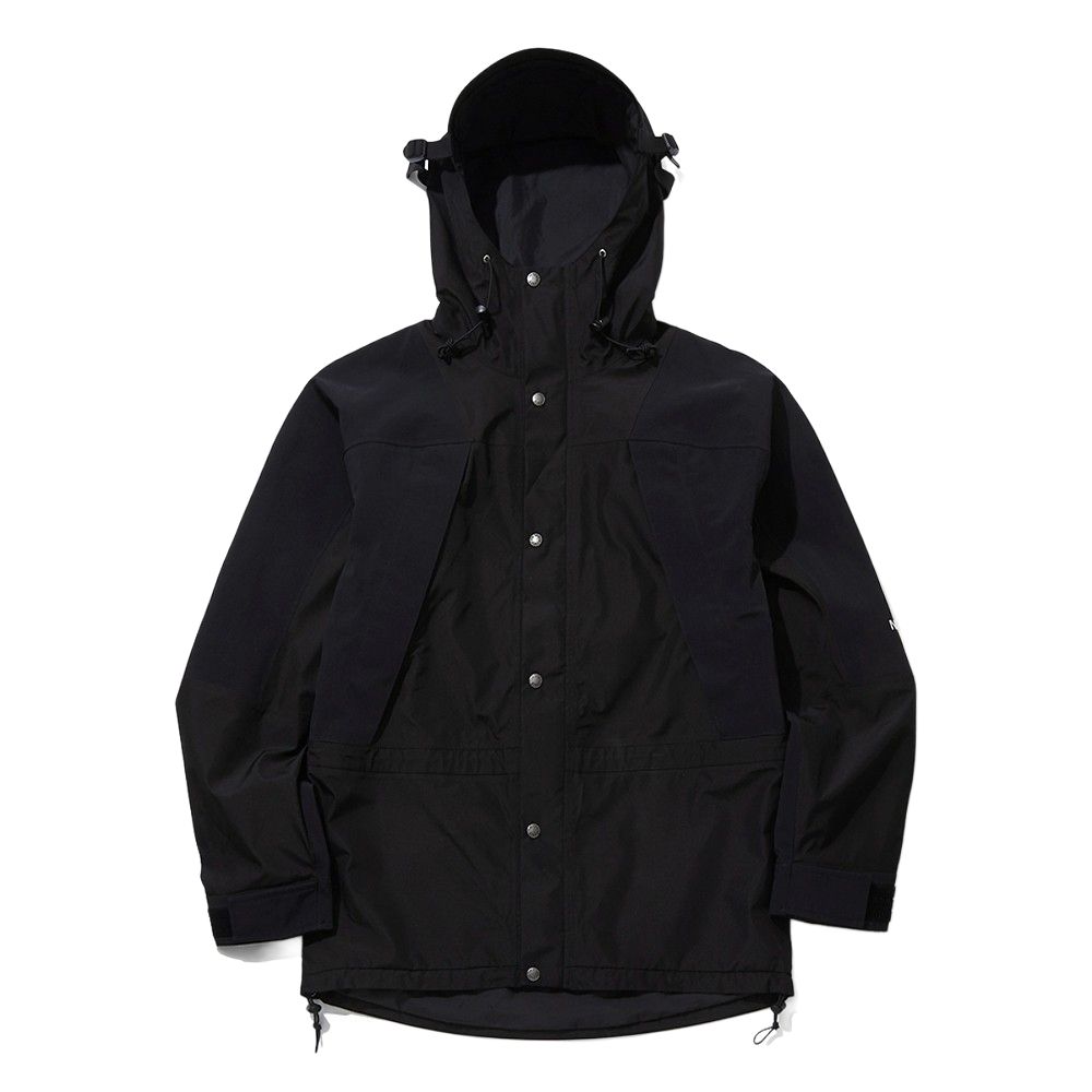 TNF Printed Logo Hoodie Jacket Waterproof Windproof Unisex - Black NJ2HL04A