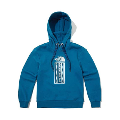 TNF Printed Pullover Hoodie Unisex Light Blue NM5PK51K